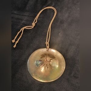 Signed “Cortez” Ceramic Metallic Glaze Wall Plaque – Hanging Art